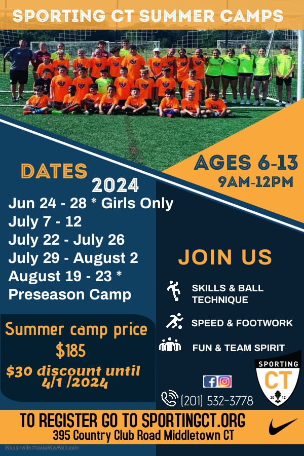 Sporting CT Summer Camps 2024